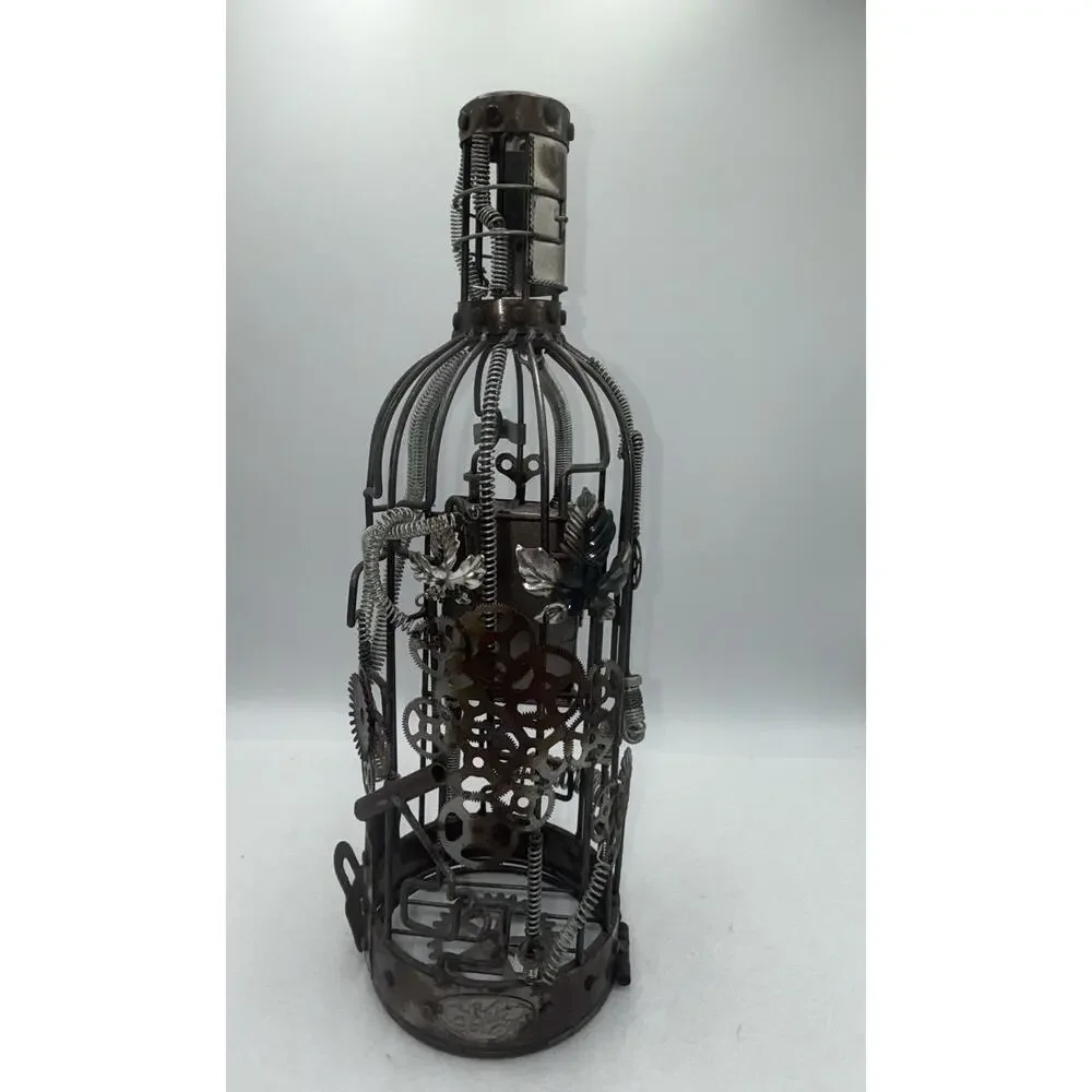 Wine Works Steam Punk Cork Or Bottle Holder‎ Bar Decor 16